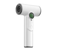Sèche-cheveux portable sans fil 30 000 tr/min, 100 vitesses, blanc
