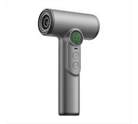 Sèche-cheveux portable sans fil 30 000 tr/min, 100 vitesses, gris foncé