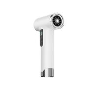 Sèche-cheveux portable sans fil, sèche-cheveux rechargeable USB Type-C avec air chaud et froid, sèche-cheveux de voyage à séchage rapide avec batterie pour voyage et camping(White)