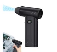 Sèche-Cheveux portatif, sèche-Cheveux portatif Rechargeable par USB sans Fil, plumeau 100 000 TR/Min, souffleur d'air électrique, pour Le Nettoyage de la pelouse de la Cour, du Patio et de la Voiture