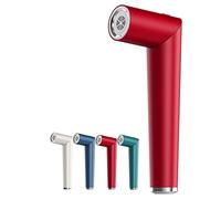 Sèche-cheveux professionnel à ions négatifs, pliable et avec concentrateur(Red)
