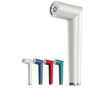 Sèche-cheveux professionnel à ions négatifs, pliable et avec concentrateur(White)