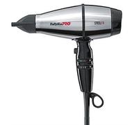 BaByliss Steelfx sèche-cheveux 2000 W Noir, Argent