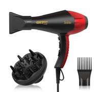Sèche Cheveux Professionnel Ionique 2400W AC-Motor Seche Cheveux avec Diffuseur 40 Millions D'ions Négatifs Les Salon de Coiffure Maison, 3 Températures et 2 Vitesses Séchage Rapide (noir)