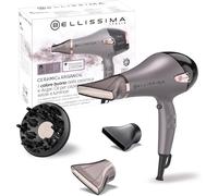 Sèche Cheveux Professionnel Ionique Céramique et Huile d'Argan - Embout Étroit, Diffuseur Céramique - 3 Températures, Séchage Professionnel Cheveux Doux, Soyeux et Hydratés - 2300 W