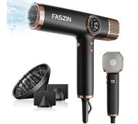 Sèche Cheveux professionnel Ionique Faszin 1600W Léger Avec Moteur Haute Vitesse 110 000 Tr/Min avec Ionique 200 Millions