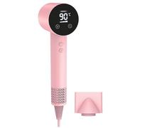 Sèche Cheveux Professionnel Portable 160 000 tr/min Seche Cheveux Ionique avec 5 Milliards d'Ions Négatifs 4 Températures & 3 Vitesses, Faible Bruit Buse Inclus Rose