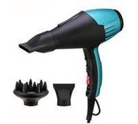 Sèche-cheveux professionnel puissant 1800w bleu avec ion négatif, onduleur d'air, vitesse réglable,vent chaud et froid