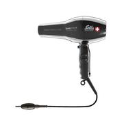 Sèche Cheveux Professionnel - Sèche-Cheveux avec Technologie IonicPRO - Noir - Swiss Perfection 360 ionicPRO 440 Solis