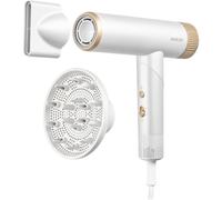 Sèche-cheveux professionnel SENCOR SHD 9050GD BLDC 110 000 tr/min Ionisation air froid alternance chaud/froid 4 températures 2 vitesses Diffuseur magnétique Blanc nacré/Doré