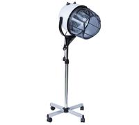 Sèche-cheveux professionnel sur pied casque séchoir pro. 1100 W grand confort hauteur réglable minuterie 60 min. 65L x 65l x