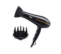 Sèche-cheveux professionnel 2400W Ionique - TMELECTRON - Noir - Mixte