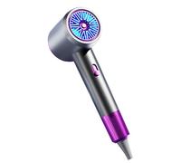 Sèche-Cheveux Rapide Lumière Bleue Ions Négatifs - Séchage Rapide et Silencieux,Appareil de Coiffure Lisseur Boucleur Séchage pour Femmes Voyage Bouclés Salon