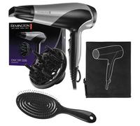 Sèche cheveux - Remington - D3190S - Ionique 2200W avec diffuseur concentrateur brosse antistatique et housse