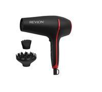 Sèche-cheveux REVLON RVDR5317E 2000W avec Diffuseur Volume et Peigne Lisseur, Grille Céramique Tourmaline et Huile de Coco - Noir
