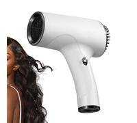 Sèche-cheveux Sans Fil - 500W À Branchement Avec Souffle d'Air Chaud Et Froid - 2 Vitesses Faible Bruit avec Batterie Rechargeable,pour Femmes Hommes Chambre Dortoir Voyage Salon
