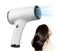 Sèche-Cheveux Sans Fil | 500W À Branchement Avec Souffle d'Air Chaud Et Froid | 2 Vitesses Faible Bruit Rechargeable Portable,pour Femmes Hommes Chambre Dortoir Voyage Salon