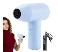 Sèche-cheveux sans fil : outil de coiffage compact, appareil à air de peinture portable | Design rechargeable qui offre une performance thermique rapide, une solution pratique