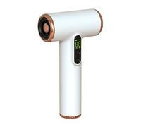 Sèche-cheveux sans fil portatif avec air chaud et froid, sèche-cheveux sans fil rechargeable par USB, sèche-cheveux de voyage portable, cadeaux pour femmes, mamans, filles, amoureux, blanc