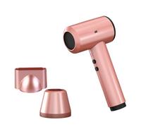 Sèche-cheveux sans fil, rechargeable 15 000 mAh, portable et rechargeable, avec 6 vitesses réglables, pour le soin des cheveux, puissance éolienne élevée pour la maison et les voyages(Pink)