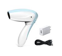 Sèche Cheveux Sans Fil Rechargeable en USB, Froid Air Mini Sèche-cheveux Portable poignée pliable, cordless hair dryer Sèche-Cheveux Léger Pour La Maison/Le Voyage l'extérieur piscine camping BBQ