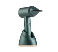 Sèche-cheveux sans fil, sèche-cheveux portable avec air chaud et froid, rechargeable, idéal pour les voyages, l'école, les soins des animaux, la coiffure(Green)