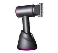 Sèche-cheveux sans fil, sèche-cheveux portable avec air chaud et froid, rechargeable, idéal pour les voyages, l'école, les soins des animaux, la coiffure(Gray)