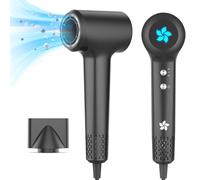 Seche Cheveux, Sèche Cheveux à 400 Millions Plasma, 1500W Seche Cheveux Professionnel, Moteur sans Balais de 110 000 tr/min pour un Séchage Rapide, 57 dB à Faible Bruit pour Famille Voyage