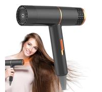 Sèche-cheveux, sèche-cheveux portable | Sèche-cheveux à vitesse infiniment variable,Séchage rapide, léger et silencieux, soin capillaire sans dommages pour voyage, salon, coiffure, femmes, filles