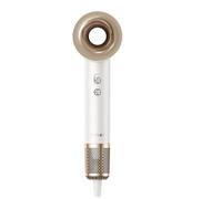 Seche Cheveux, Sèche Cheveux Professionnel Avec Moteur Haute Vitesse 140000 TR/Min, Flux 65 m/s, 300 Millions Ionique Négatifs, 59 dB à Faible Bruit Pour Maison et Voyages, Blanc