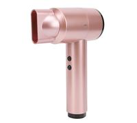 Sèche-cheveux, sèche-cheveux sans fil rechargeable 5000mAh Batterie à 6 vitesses Sèche-souffle sans poils pour séchage rapide pour le camping à domicile (Or rose)