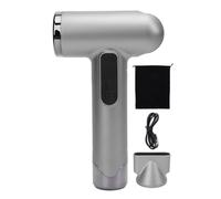 Sèche-Cheveux, Séchoir de Cheveux Ionique à Grande capacité avec Diffuseur, Caractéristiques de Chaleur Rechargeable USB et à Froid, pour les Voyages à Domicile en Dortoir (Argent)