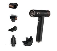 Shark sèche-cheveux SpeedStyle Pro ultra-performant, ultra-rapide, tous types de cheveux, technologie Scalp Shield, 5 embouts, léger, ionique, sans dommage thermique, sac de rangement, Noir HD752EU