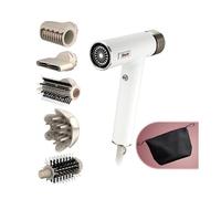 Shark Sèche-cheveux SpeedStyle HD352EU – 1700 W, Boucleur & RapidGloss, Étui de rangement, Blanc soie