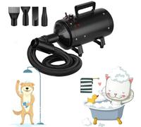 Sèche-Cheveux Silencieux pour Chien, Pulseur Chien 2800W Vitesse Continue, 2 Température: 35°c et 65°c, Sèche-Cheveux Animaux de Compagnie pour Chien/Chat et Autres