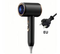 Sèche-cheveux ultra silencieux à ions négatifs, haute puissance, lumière bleue, haute vitesse 1900W