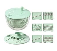 Sèche-légumes à pompe - Outil de cuisine multifonction transparent, rotation douce et robuste, élimination de l'eau | Gadget pratique de préparation de salade pour légumes frais, pâtes, frite