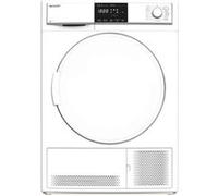 Sharp KD-HCB7S7PW91 sèche-linge Pose libre Charge avant 7 kg B Blanc