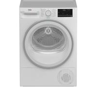 Sèche-linge à condensation blanc - Beko - 8 kg - Affichage LED - Commande électronique - Température de séchage réglable