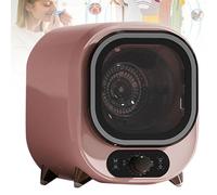 Sèche-linge À Condensation Compact Et Portable, Capacité De 5 Kg, Petit Sèche-Linge À Condensation, Essoreuse Avec Une Capacité De Charge De 0,8 Kg, Pour La Maison(Pink)