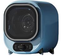 Sèche Linge à Condensation Portable,Mini Sèche Linge à Essorage,Inclus Séchage 3D à air Chaud et Froid,Tambour Intérieur en Acier Inoxydable,Capacité 0.8 kg,for les Petits Espaces(Bule)