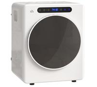 Sèche linge à évacuation - HOMCOM - 1000 W 3 Kg - 6 modes de séchage, minuterie - acier inoxydable - 49 x 43 x 61 cm - blanc