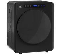 Sèche linge à évacuation - HOMCOM - 1000 W 3 Kg - 6 modes de séchage, minuterie - acier inoxydable - 49 x 43 x 61 cm - noir