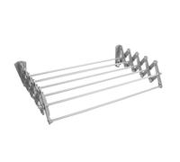 Sèche-linge ABJ, etendoir mural, pliant, argent, 70 cm pour salle de bain