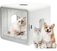 Sèche-Linge Automatique for Animaux de Compagnie de 65 L, 1 200 W, contrôle Intelligent de la température, avec température et minuterie réglables, 4 Vitesses for la Vitesse du Vent, Faible Bruit