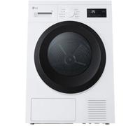 Sèche-linge avec pompe à chaleur - LG - RHA1008NWK - 8 kg - A++ - Blanc - 60x85x60 cm - Charge frontale