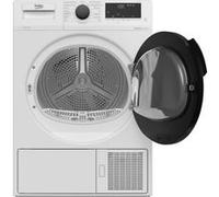 Sèche-Linge Beko DHC946GX 9kg 230V 65dB Acier Inoxydable Pompe à Chaleur Tactile Hygiène Rafraîchit Blanc Blanc.