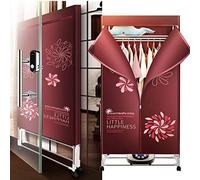 Sèche-linge chauffant à 2 niveaux avec télécommande, étendoir électrique 1500 W, machine à sécher pliable, armoire de séchage à air chaud pour linge humide, économe en énergie, économe en énergie The