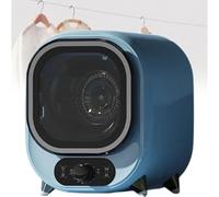 Sèche-Linge Compact 450 W À Poser, Avec Cuve En Acier Inoxydable Et Minuterie Personnalisable, Essoreuse Compacte, Capacité De Charge De 0,8 Kg, Pour Appartement, Dortoir(Blue)