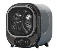 Sèche-linge compact à condensateur de 5 kg - Mini portable avec design à montage mural, idéal pour les petits espaces et une utilisation sur le plan de travail en noir élégant